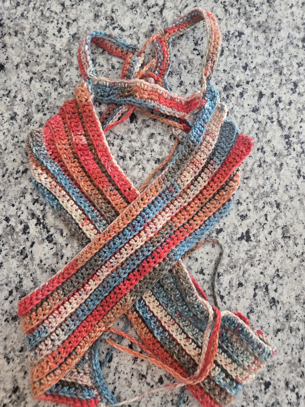 Handmade Multicolor Crochet Top